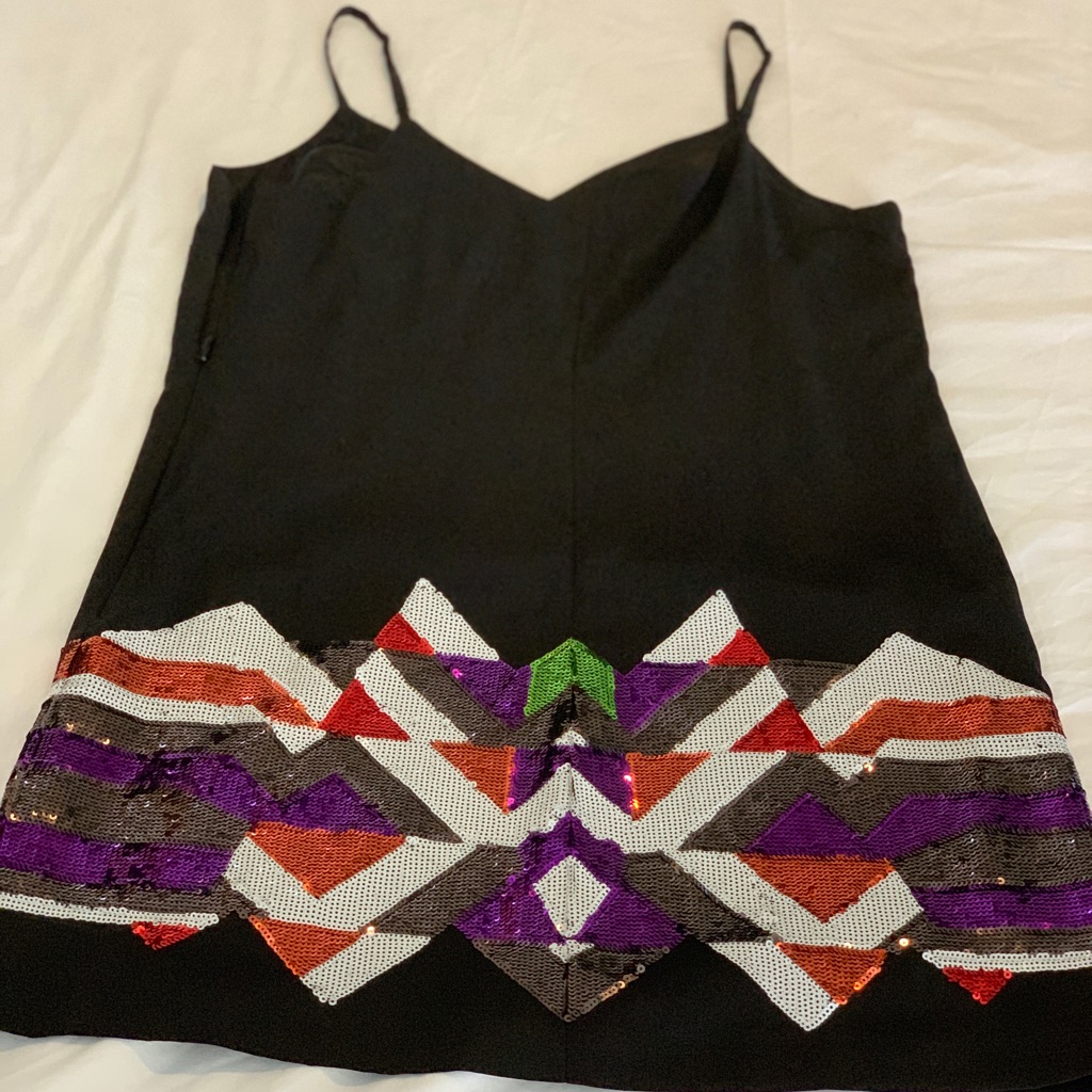 Bebe Sequined Lbd